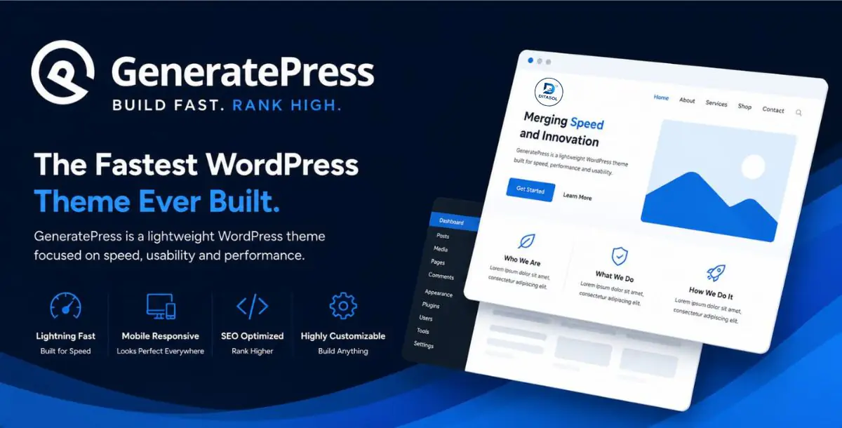 🚀 GeneratePress Premium – The Ultimate Foundation for Your WordPress Website